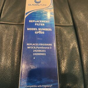 Glacial Pure replacement water filter. New in box
